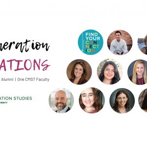headshots of students and alumni participating in first generation conversations