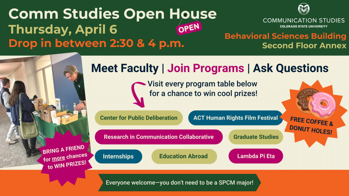Open Home Study Open House - Communication Studies | Colorado State University