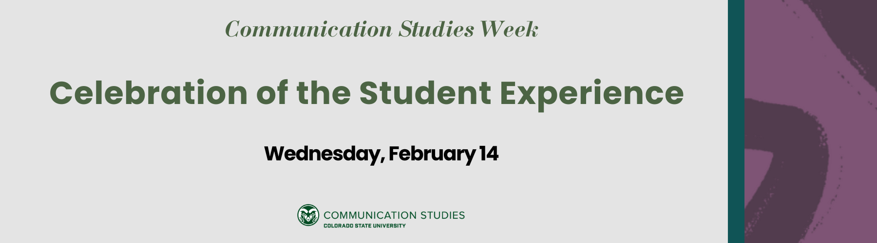 Communication Studies Week: Celebration of The Student Experience ...