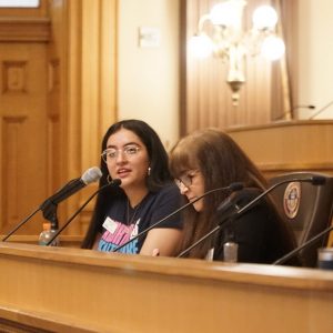 Claudia Perez at Reproductive Freedom Lobby Day 2022