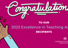 2023-04 Excellence in teaching awards_website banner
